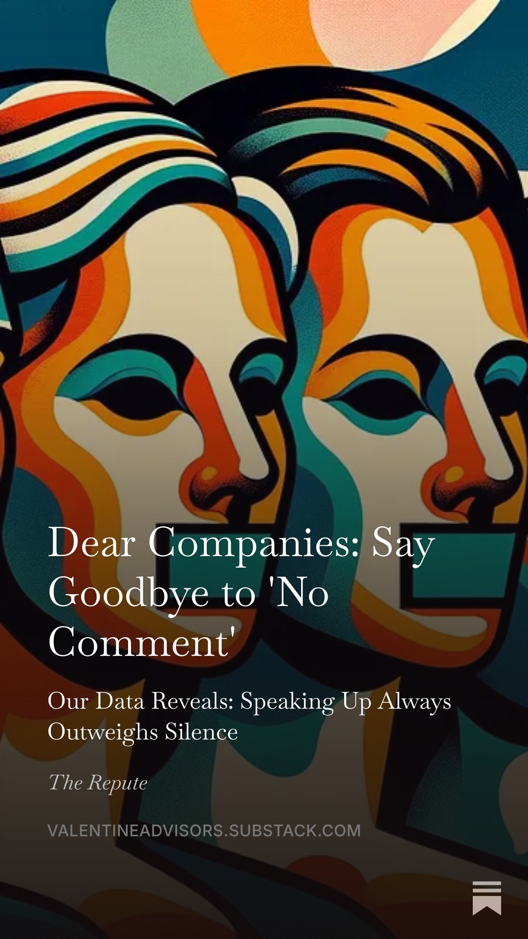 Dear Companies: Say Goodbye to ‘No Comment’ — The Repute cover